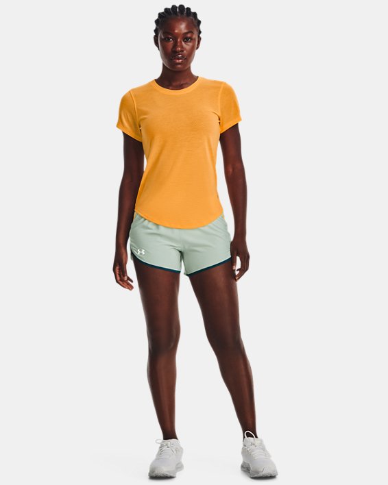 Women's UA Streaker Run Short Sleeve, Orange, pdpMainDesktop image number 2